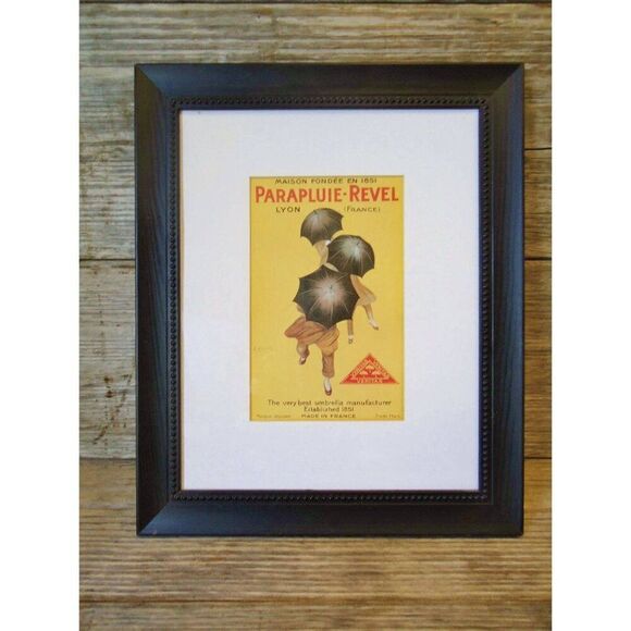 Vintage Print Picture Umbrella Ad Leonetto Cappiello Parapluie Revel Parasolier - Picture 4 of 9